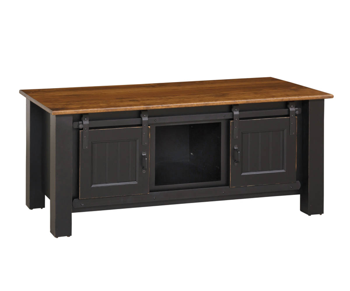 Coffee Table w/ Barn Door Memory Lane Furniture