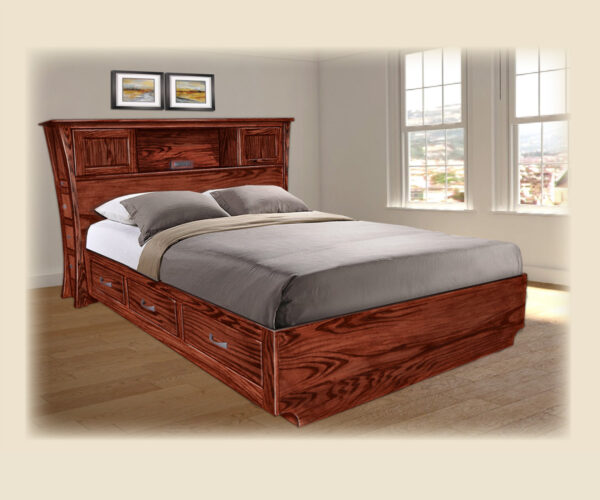 Bowed Drawer Bed