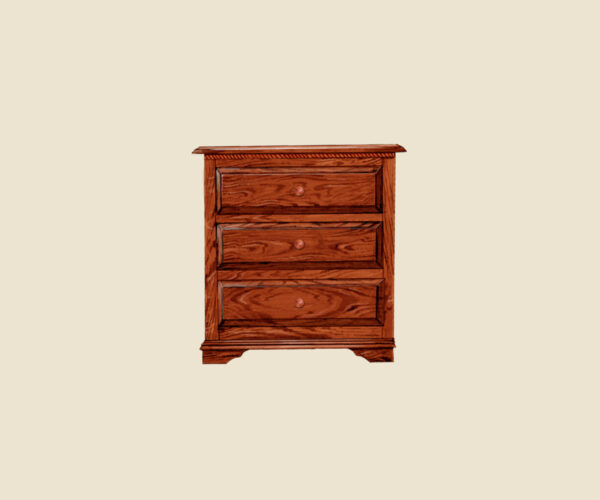 Deluxe 3 Drawer Night Stand