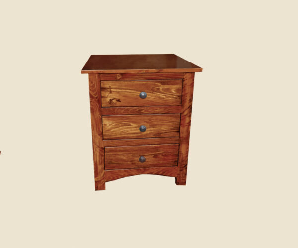 Shaker 3 Drawer Night Stand