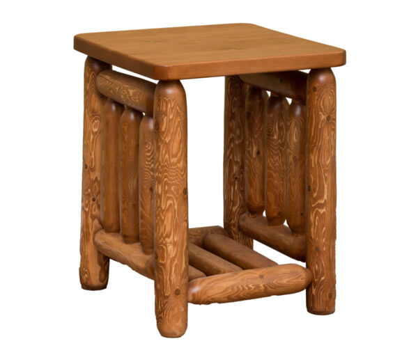 Rustic Mission End Table - Cedar