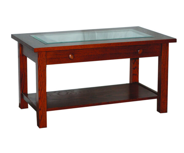 Display Top Coffee Table with Drawer