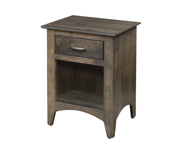 Chelsea 1-Drawer Nightstand with Open Bottom