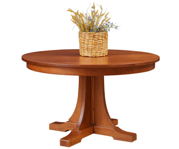 Mission Single Pedestal Table