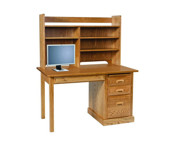 Traditional Regular Desk & Hutch