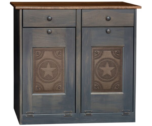Double Trash Bin Cabinet