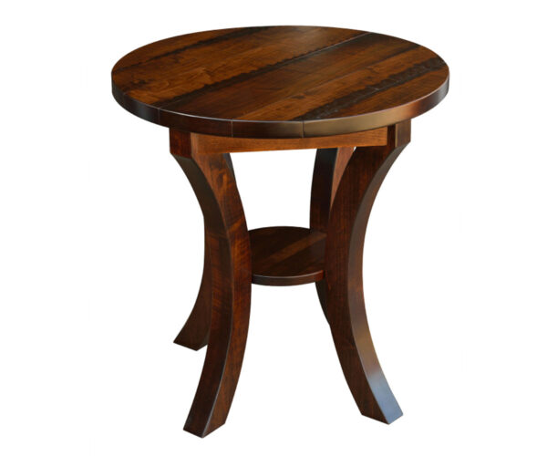 Rustic Barn Floor End Table