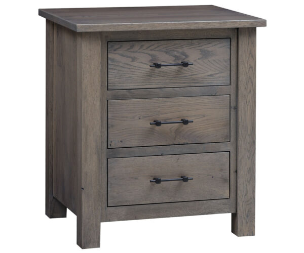 Heirloom Mission 3 Drawer Nightstand