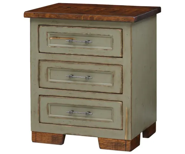 Hudson 3 Drawer Nightstand