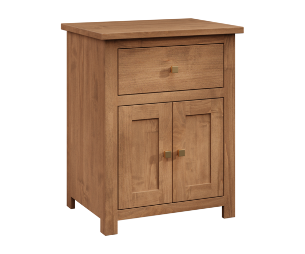 Hudson 1 Drawer Nightstand with Doors