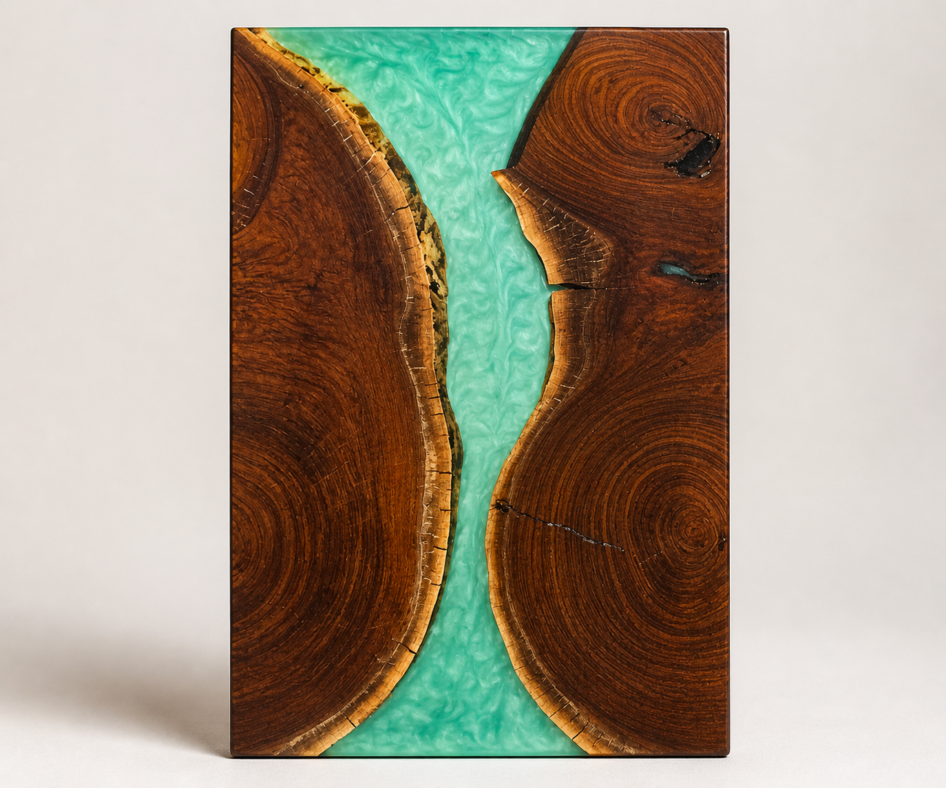 Epoxy river tables at Memory Lane Furniture