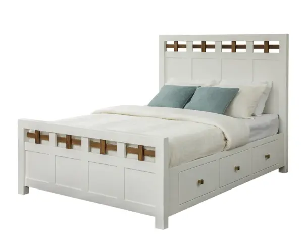 Alto Bed With Storage Rails