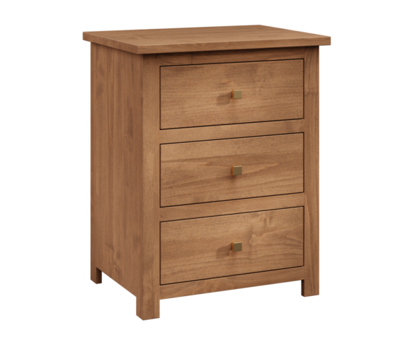 Hudson 3 Drawer Nightstand