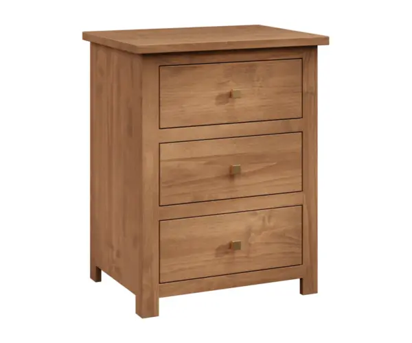 Hudson 3 Drawer Nightstand