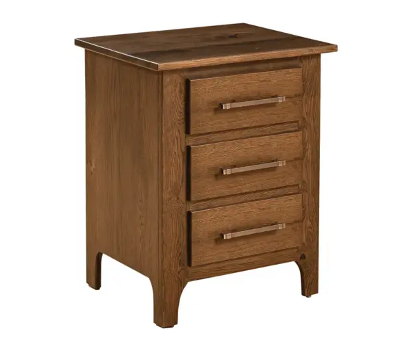 Plymouth 3 Drawer Nightstand - 22"W