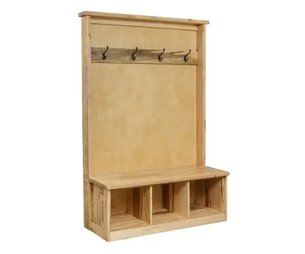 Lehigh Hall Bench - Cube Storage